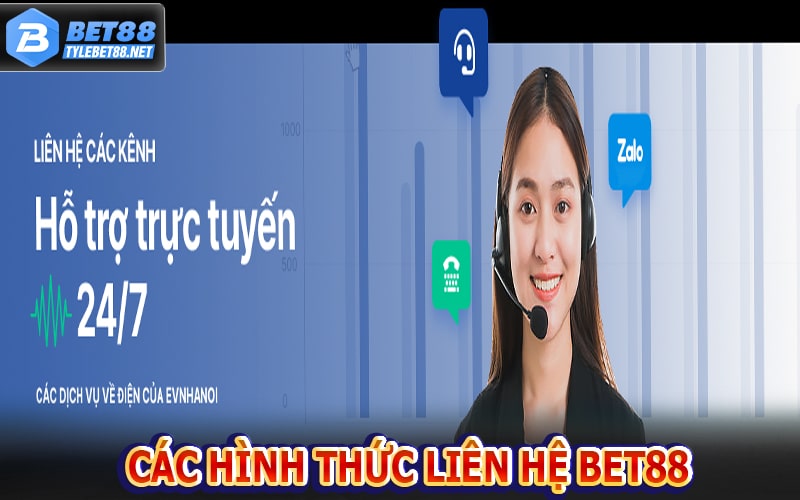 Các hình thức liên hệ bet88 nhanh chóng nhất